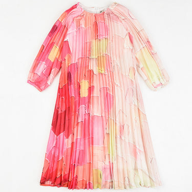 Melange Arabella Pleated Dress
